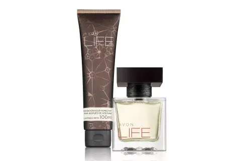 Life EDP + humectante para después de afeitar (Avon, $1700).