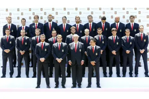 El seleccionado español, pura elegancia... por muy poco tiempo El seleccionado español, pura elegancia... por muy poco tiempo