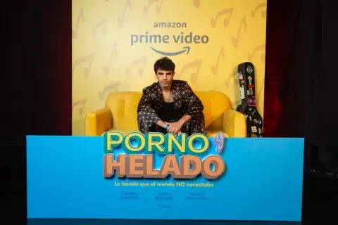 Santiago Talledo da vida a Segundo en Porno y Helado. Foto gentileza de Amazon Prime Video Santiago Talledo da vida a Segundo en Porno y Helado. Foto gentileza de Amazon Prime Video