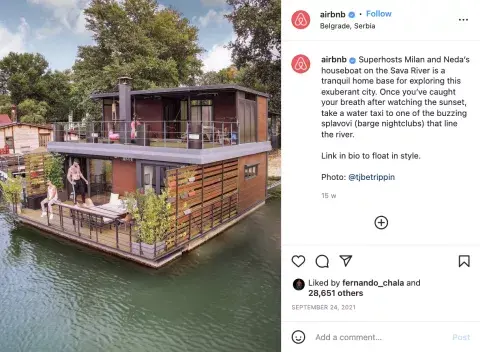 Las casas más elegidas por usuarios de Airbnb Las casas más elegidas por usuarios de Airbnb