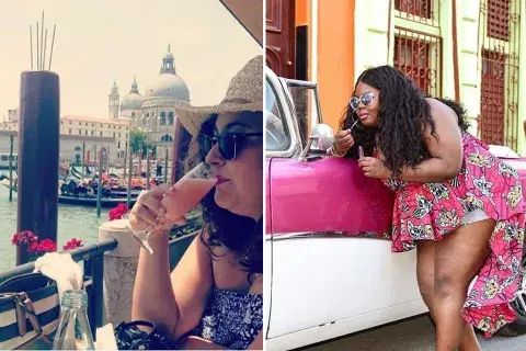 Dos de las protagonistas en Venecia y en La Habana Dos de las protagonistas en Venecia y en La Habana