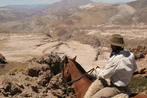 Todos los días se organizan cabalgatas para internarse en la cordillera Todos los días se organizan cabalgatas para internarse en la cordillera