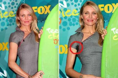 Parece que Cameron Diaz tenía un poquito de calor ¿no?