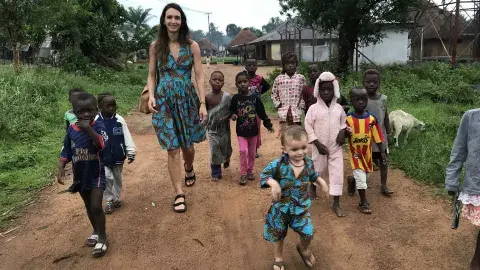 María Basavilbaso pasó seis meses en Sierra Leona, junto a su marido y si hijo María Basavilbaso pasó seis meses en Sierra Leona, junto a su marido y si hijo