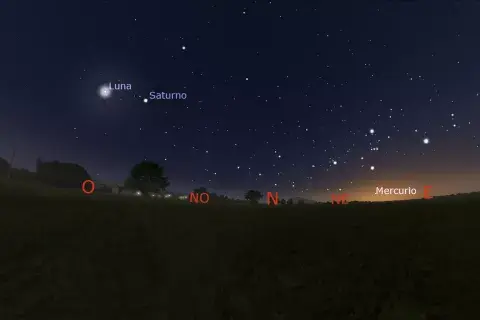 Cómo se vio el cielo el 9 de julio de 1816