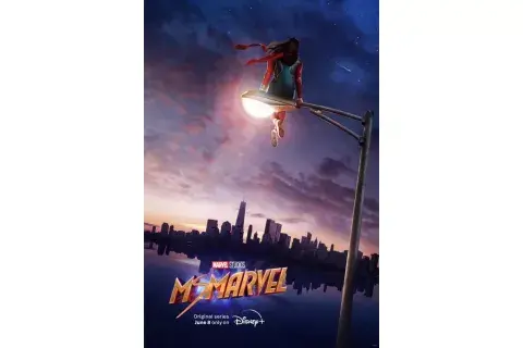 Ms Marvel. Afiche promocional. Foto: Disney+ Ms Marvel. Afiche promocional. Foto: Disney+