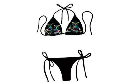 Bikini bordada (Luz de Mar, $1349 y $449)