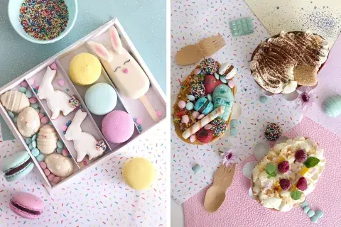 Grana Bakery ofrece opciones tentadoras para los más chicos. Grana Bakery ofrece opciones tentadoras para los más chicos.