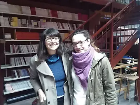 En Feminaria/Tierra Violeta/ Redcyt. Gracias Eugenia y  Victoria por la charla infinita, el mate y el humor