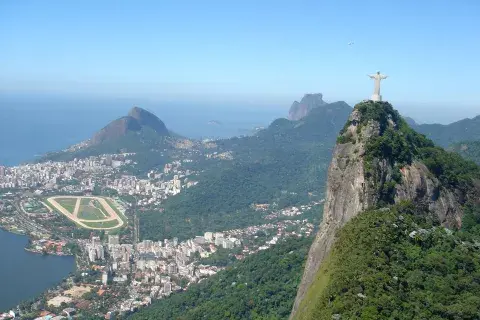 Vista aérea la ciudad de Río de Janeiro Vista aérea la ciudad de Río de Janeiro
