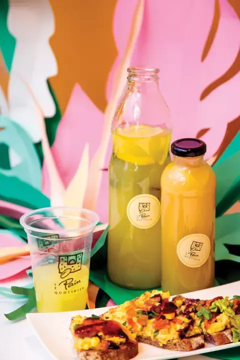 Le Pain Quotidien nos acompañó con una merienda bien power. Le Pain Quotidien nos acompañó con una merienda bien power.