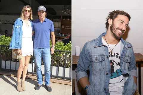 Izquierda: Delfina Blaquier, con riguroso vestidito blanco, botas cammel y campera de jean, junto a su marido, Nacho Figueras, con una clásica chomba en el Abierto de Polo de Palermo. Derecha: Nico Francella, también con campera de jean, remera y una sonrisa que nos enamoró