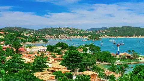 Una bahía de Búzios Una bahía de Búzios