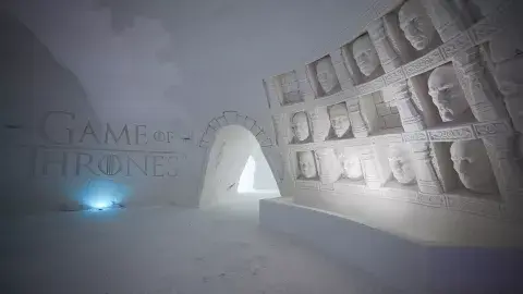 El hotel Game of Thrones está ubicado 200 km al norte del Círculo Ártico, en Finlandia El hotel Game of Thrones está ubicado 200 km al norte del Círculo Ártico, en Finlandia