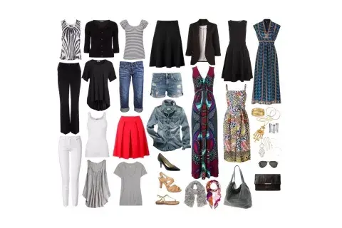 Los items elegidos por la autora del blog Wardrobe Oxygen desde que asumió el desafío. Los items elegidos por la autora del blog Wardrobe Oxygen desde que asumió el desafío.