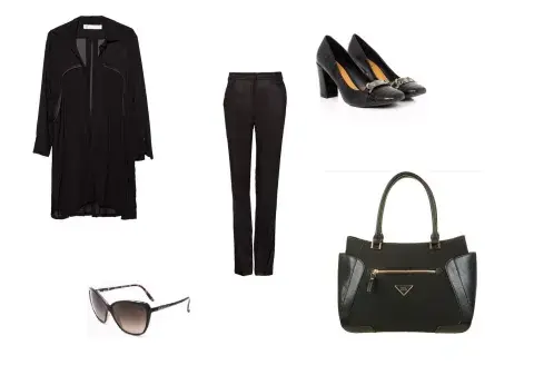 Pantalón (Deleon, $1798) Camisa (Luz Ballestero, $1276) Zapatos (Via Uno, $1999) Cartera (XL, $1190) Anteojos (Elizabeth Arden, Interóptica)