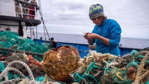 Investigadores y activistas en todo el mundo recolecta residuos en los océanos