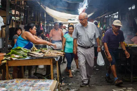 El Mercado de Belén de Iquitos en plena actividad El Mercado de Belén de Iquitos en plena actividad