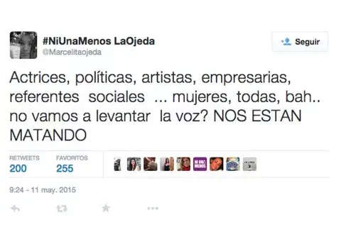 Este es el tweet de Marcela Ojeda que originó todo: la reacción se convirtió en una acción concreta