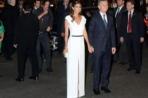Juliana Awada y Mauricio Macri en la gala del Teatro Colón Juliana Awada y Mauricio Macri en la gala del Teatro Colón