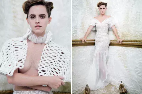 Emma Watson protagonizó una producción de fotos muy sensual para la revista Vanity Fair Emma Watson protagonizó una producción de fotos muy sensual para la revista Vanity Fair