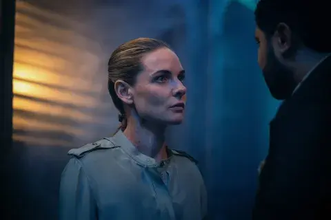 Rebecca Ferguson in "Silo," now streaming on Apple TV. Rebecca Ferguson in "Silo," now streaming on Apple TV.