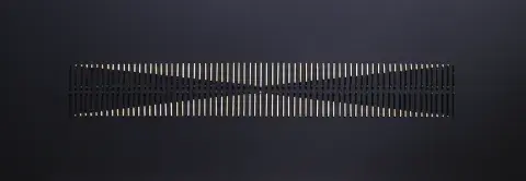 Camilo Guinot, Perspectiva por carbonización , Fósforos quemados e hidrolaca, 37 x 100 cm, 2014.jpg Camilo Guinot, Perspectiva por carbonización , Fósforos quemados e hidrolaca, 37 x 100 cm, 2014.jpg