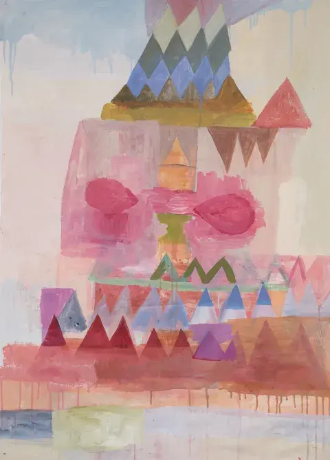 Silvina Sícoli, Pasar el cuchillo por los huecos, Acrílico sobre tela, 129 x 92 cm, 2026. jpg Silvina Sícoli, Pasar el cuchillo por los huecos, Acrílico sobre tela, 129 x 92 cm, 2026. jpg