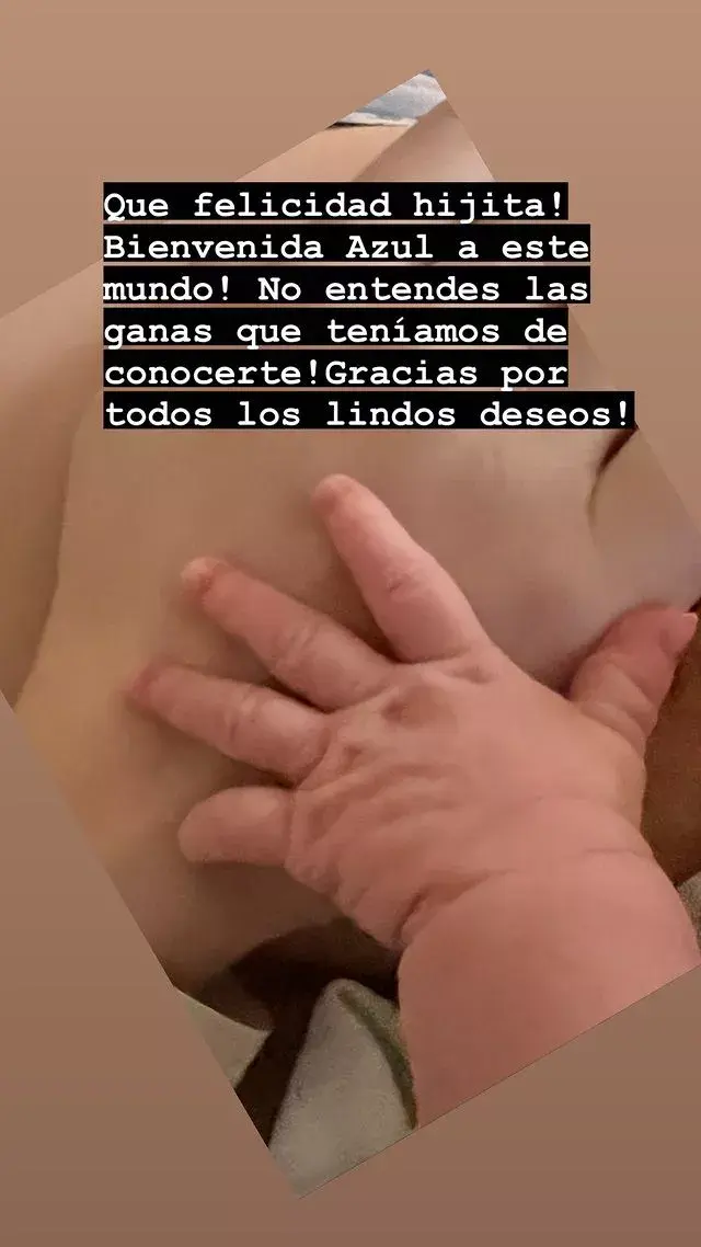 Dalma fue mamá por segunda vez