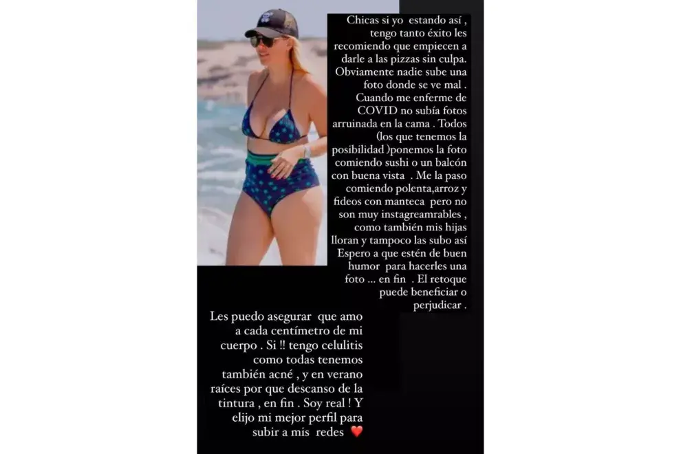 Captura de la story que Wanda Nara compartió.