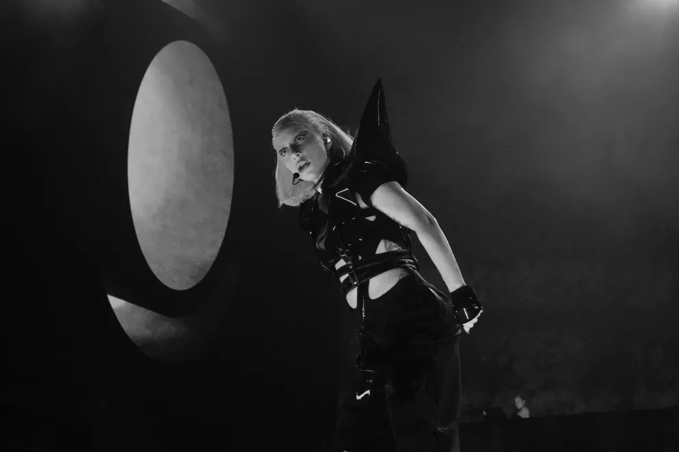 Lady Gaga se presenta en el escenario durante el Chromatica Ball Summer Stadium Tour en Friends Arena el 21 de julio de 2022 en Estocolmo, Suecia. 