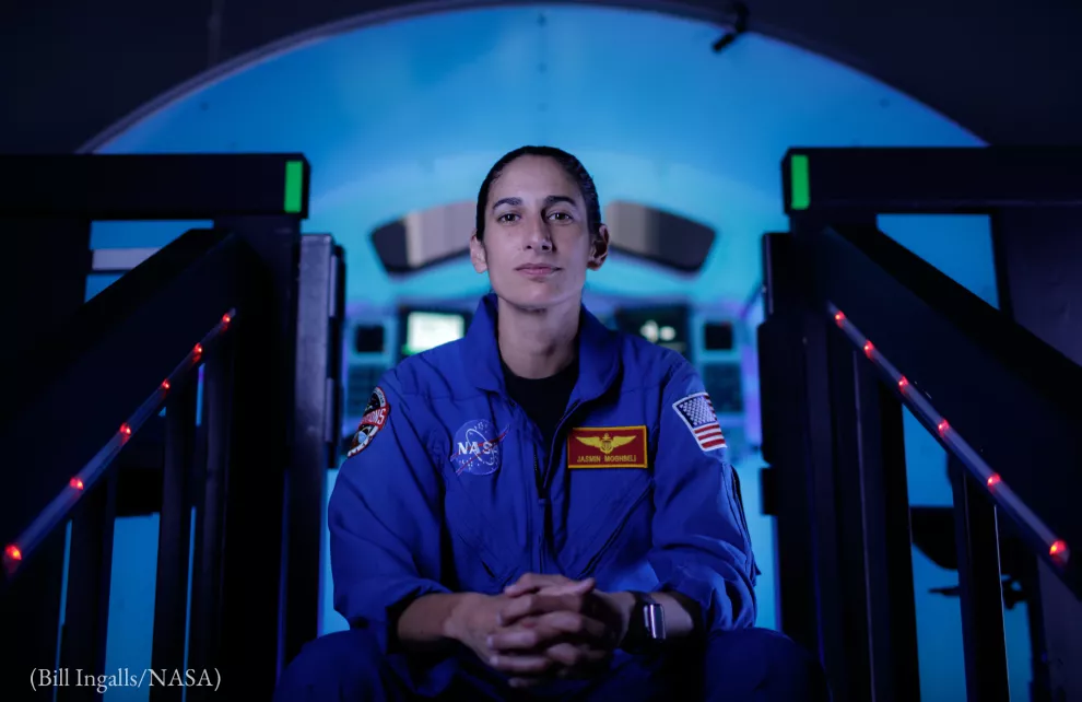 Jasmin Moghbeli, piloto de pruebas del Cuerpo de Marines