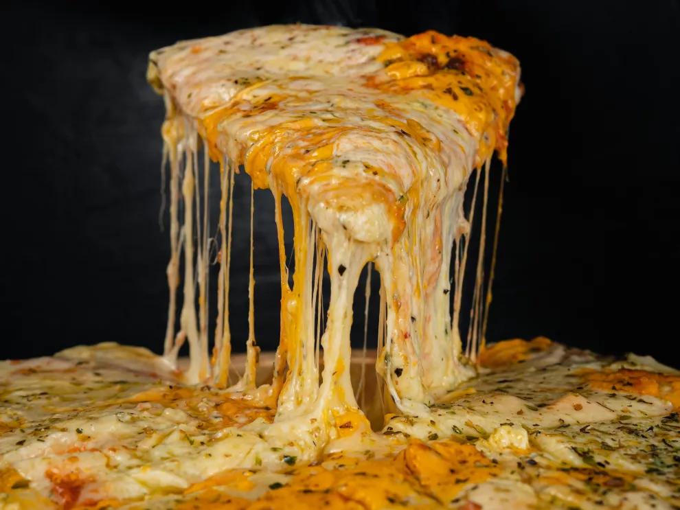 Pizza full queso
