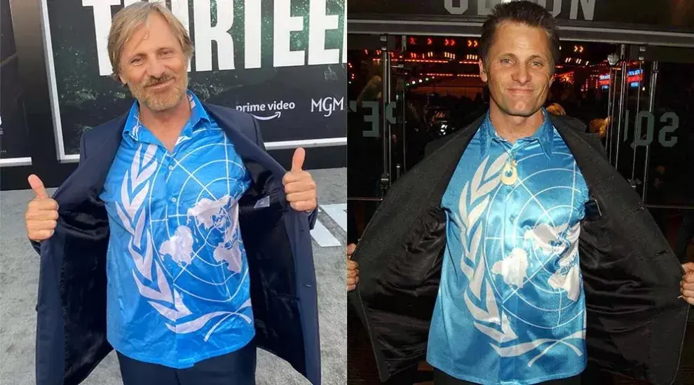 La camisa de Viggo a través de los años.
