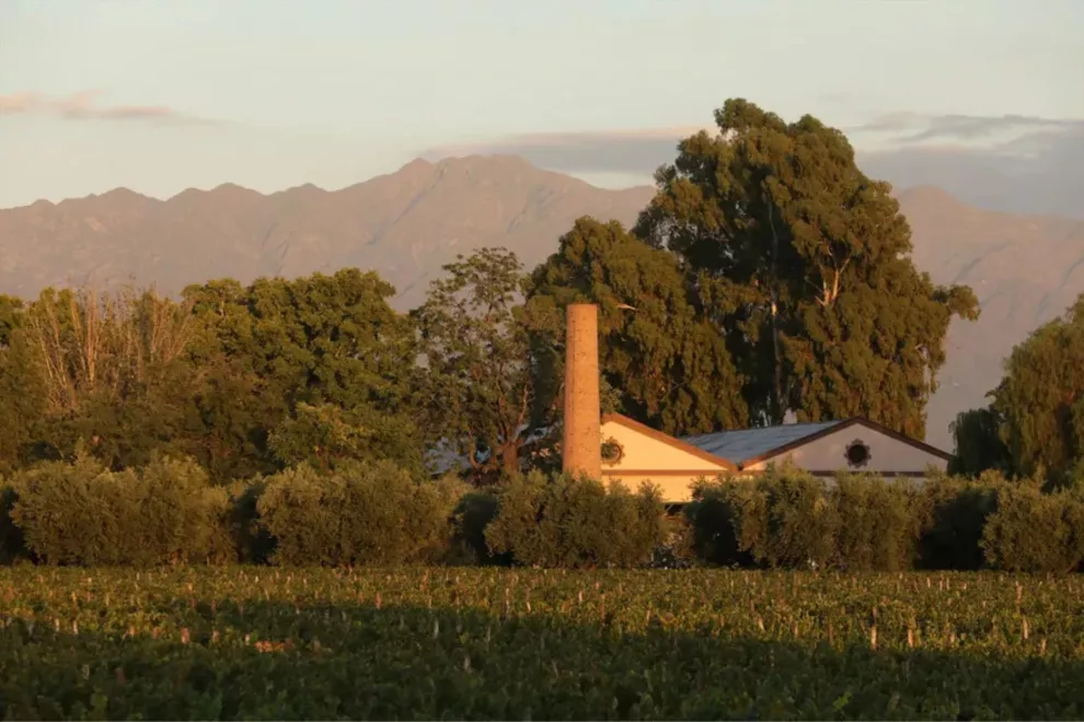 Un paisaje de ensueño de Bodegas Lagarde en Mendoza.
