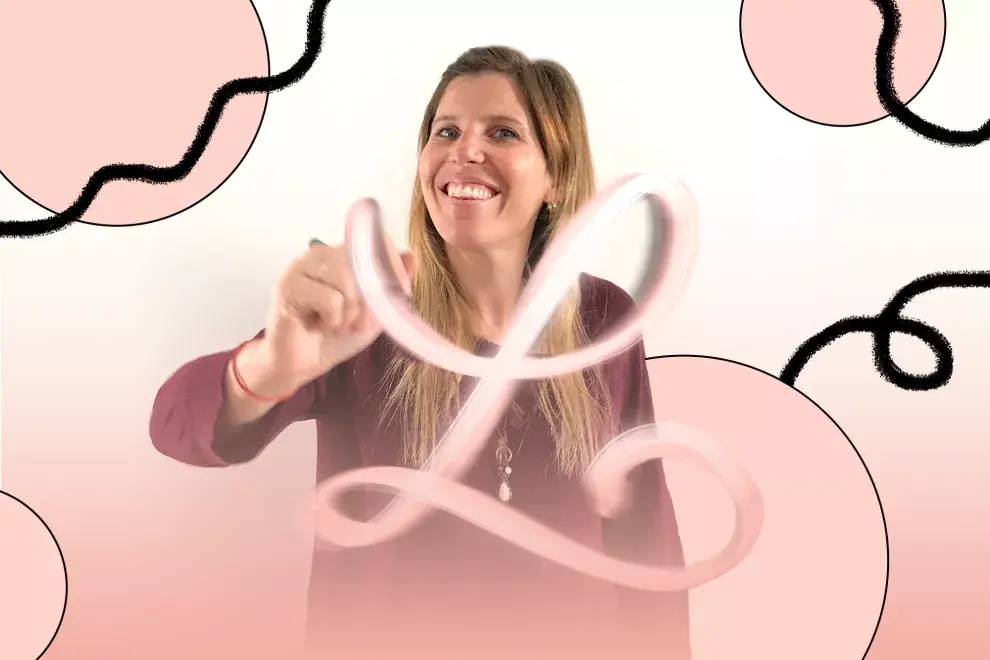 Shirly es el cerebro y las manos detrás de Lettering.com.ar