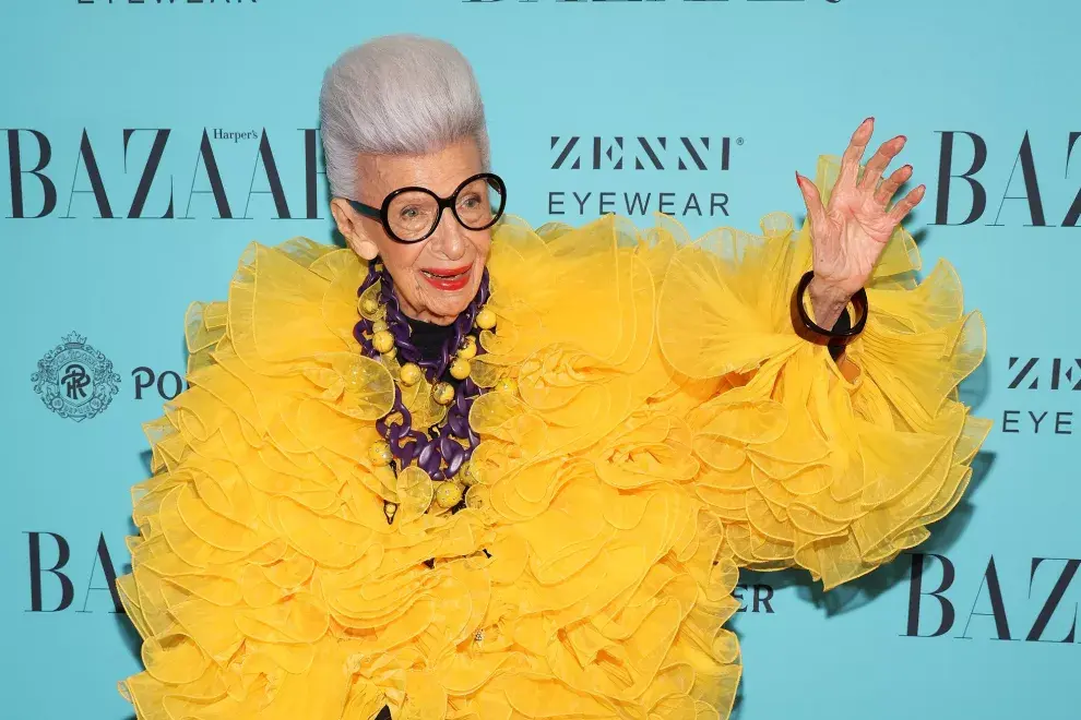 Iris Apfel cumple 101 años.