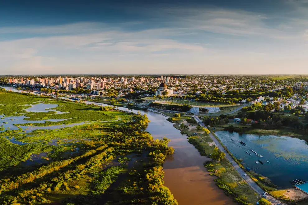 Foto panorámica de San Nicolás de los Arroyos.