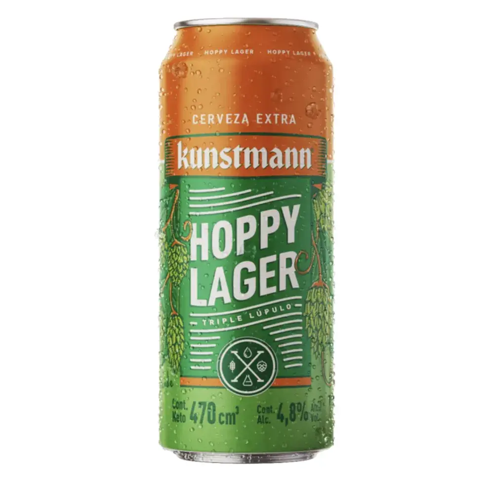 Cerveza con triple lúpulo.
