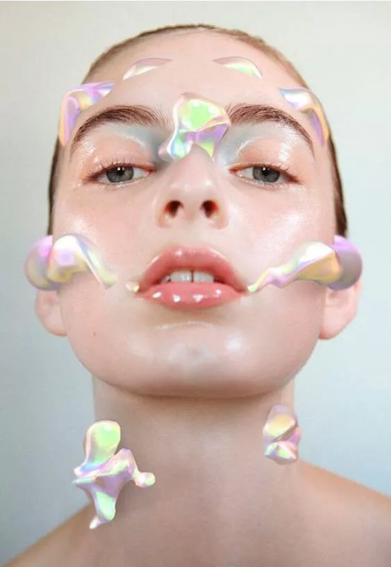 Un make up 3D por la artista Ines Alpha