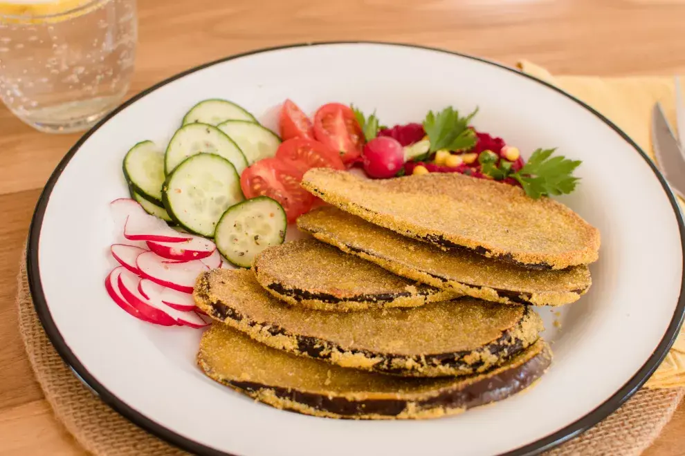 Milanesas de berenjena