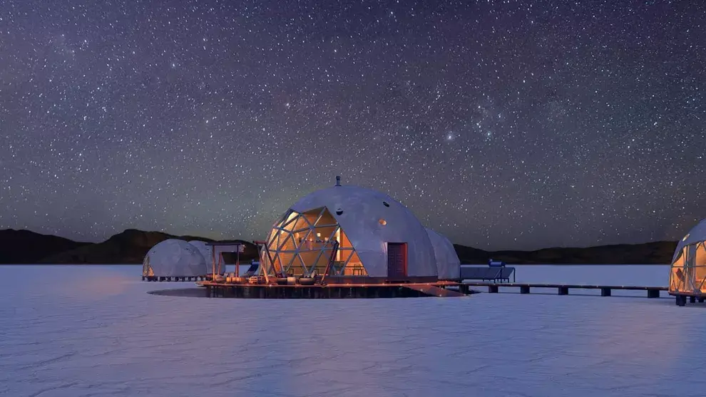 En Jujuy se unen, abajo las salinas y arriba el universo