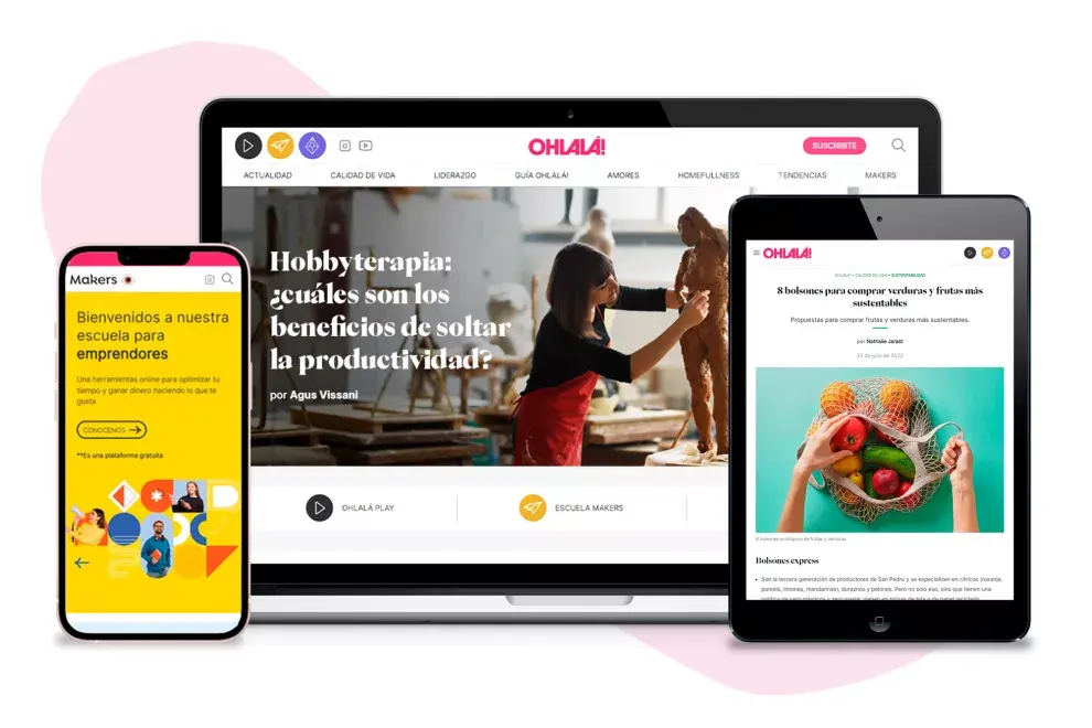 Te invitamos a que cada día descubras un universo de contenidos pensados para vos