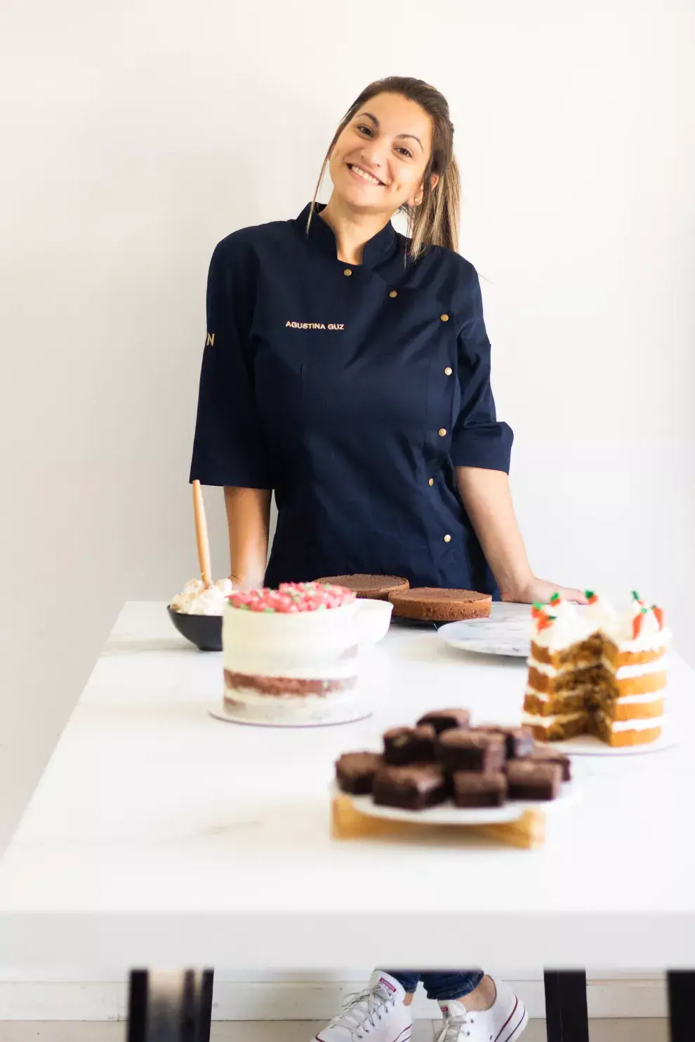 Agustina Guz fue semifinalista del programa Bake Off Argentina. 