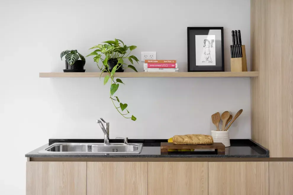 Un patio que se convirtió en quincho completo