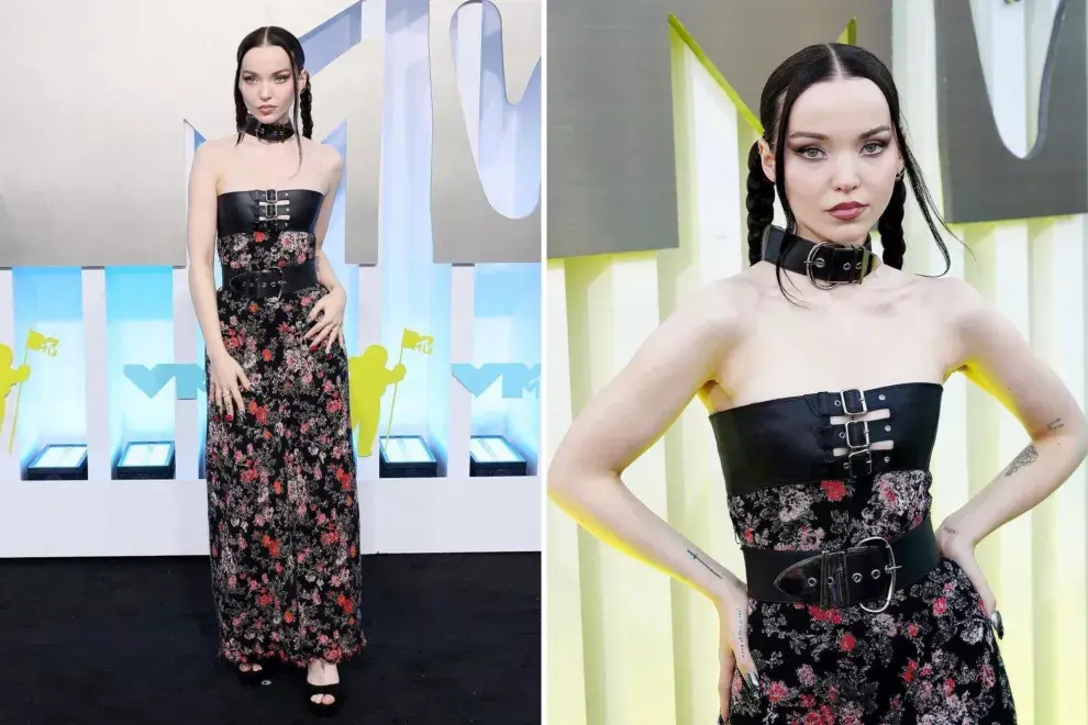 Dove Cameron en la alfombra roja.