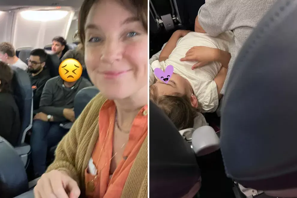 Fotos de adentro del avión.