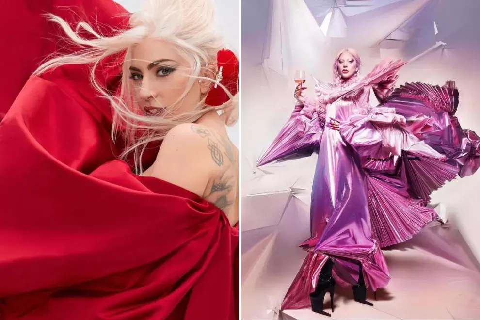 Diferentes looks de Lady Gaga.