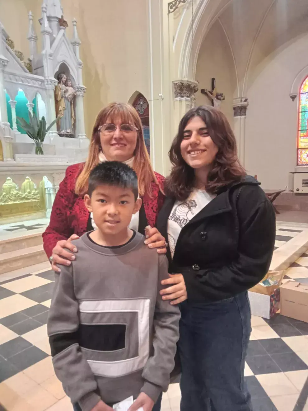 En la iglesia Nuestra señora del Carmen, en Lobos, para un momento especial