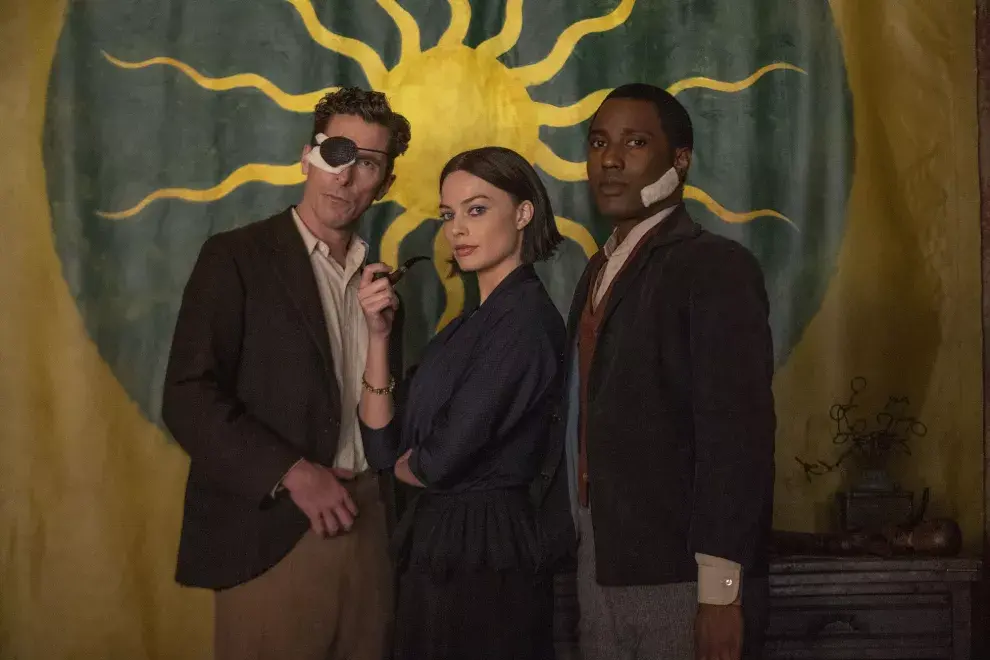 Christian Bale, Margot Robbie y John David Washington protagonistas de Amsterdam.